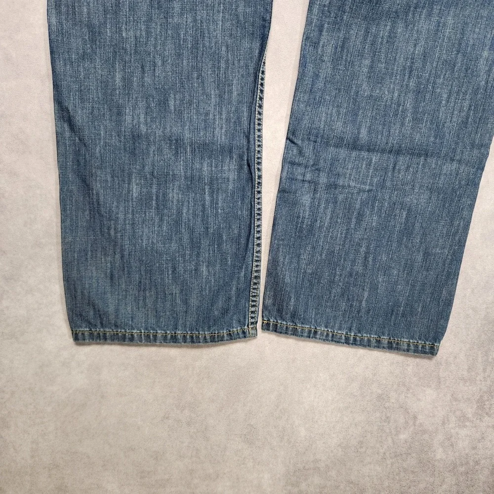 Levis 559 Relaxed Straight Jeans Mens 42x32 Blue Medium Wash Denim 100% Cotton